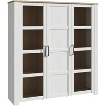 Forte Highboard Bohol 151,1 x 160,6 x 42 cm Weiß