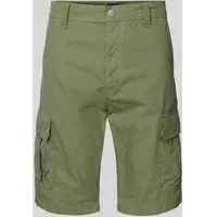 Tommy Hilfiger Regular Fit Cargoshorts aus reiner Baumwolle Modell 'OTIS', Oliv, 31