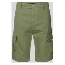 Tommy Hilfiger Regular Fit Cargoshorts aus reiner Baumwolle Modell 'OTIS', Oliv, 31