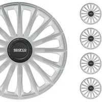 Sparco Satz Sparco Radzierblenden Treviso 16-Zoll Silber