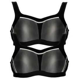 VIANIA 2er Pack Sport BH extreme", in schwarz, | Gr.: 70E