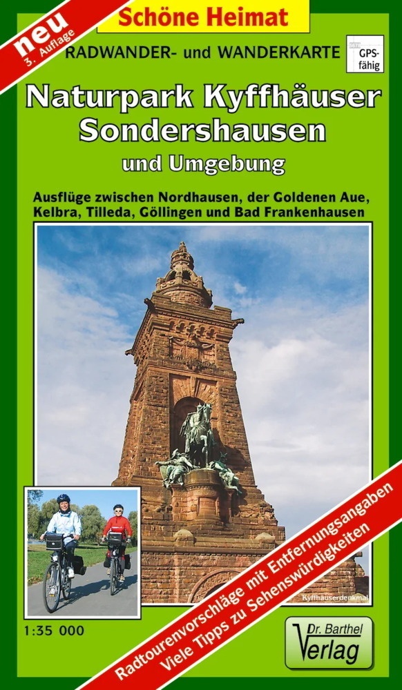 Doktor Barthel Karte Naturpark Kyffhäuser  Sondershausen Und Umgebung - Verlag Dr. Barthel  Karte (im Sinne von Landkarte)