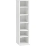 Wohnling CD-Regal 21 x 90 x 20 cm Weiß
