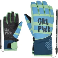 Ziener Mädchen LIWA Ski-Handschuhe/Wintersport | wasserdicht, Primaloft, modisch, Pastel