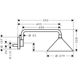 Hansgrohe Kopfbrause 240 2jet (26021140)