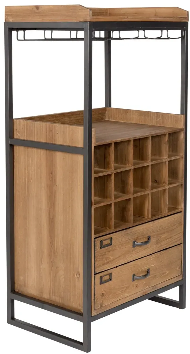 Z2 Weinregal EDGAR - B/H/T ca. 56.00x112.50x38.00