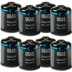 8 x Gaskartusche Butan/Propan - 450g - Universal Gas