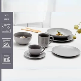 Ritzenhoff & Breker Levi Kaffeeservice 18-tlg. grau