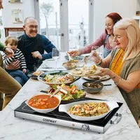 Northix - 56 x 36 cm warmhalteplatte elektrischer speisewarmer mit heizplattenfunktion 50 - 120