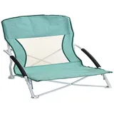 PROBEACH Klappbarer Strandstuhl aus Metall, 50 x 40 x 65 cm
