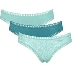 sloggi Panty »GO Crush Mini C3P«, (3er Pack), Spitzendetails sloggi MULTIPLE COLOURS 7 S