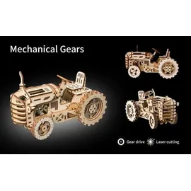 ROKR 3D-Holz-Puzzle Traktor Modellbausatz