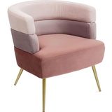 Kare DESIGN Sessel Sandwich 84780 Stoff Rosa Rose