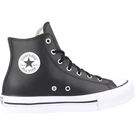 Converse Chuck Taylor All Star Eva Lift Leather Plateau-Sneaker Damen Schwarz 37,5