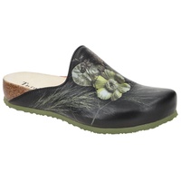 THINK! Damen Julia nachhaltige Pantolette Clog Hausschuhe, 9000 SCHWARZ, 40