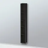 Duravit L-Cube Regalelement vertikal, Schwarz Hochglanz