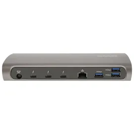 Startech StarTech.com Thunderbolt 4 Dock, 96W PD, Einzelner 8K/Doppelmonitor 4K 60Hz, 3xTB4/USB4 Ports/4xUSB-A/SD/GbE, Thunderbolt 4 Docking Station für Windows oder TB3 MacBook, 0,8m Kabel (TB4CDOCKUE)