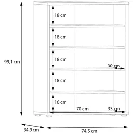 Forte Alice Springs 74,5 x 99,1 x 34,9 cm 2-türig beige