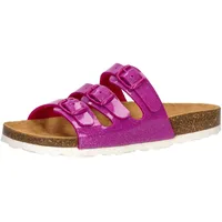 LICO Mädchen Bioline Kids Glitter Hausschuh, pink, 30 EU