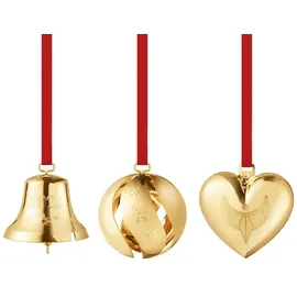 Georg Jensen Weihnachtsschmuckset 2024, 3-teilig
