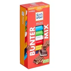 Ritter SPORT Mini bunter Mix Turm Schokolade 9 St./150,0 g