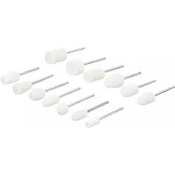 BGS 74532 Sortiment Polierköpfe Wollfilz unterschiedliche Schleifkopfformen