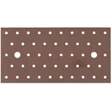 GAH Alberts Alberts Duravis Lochplatte Rostbraun Duplexbeschichtet 200 x 100 x 2 mm