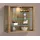 VCM Wandvitrine Vitrosa S 43 x 18 x 0 cm Braun