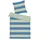 Tom Tailor BOLD STRIPES Grün/Blau 155 x 220 cm + 2 x 80 x 80 cm