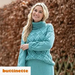 Strickanleitung – Strick-Kombi Pullover aus Woll Butt Primo Merino Cotton