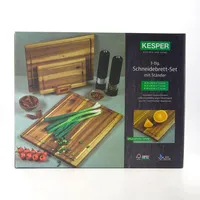 KESPER 3er Set Schneidebrett inkl. Ständer