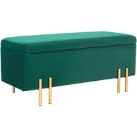 Homcom Sitzbank Grün, 100x42x40 cm, Esszimmer, Bänke, Sitzbänke