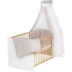 Schardt Babybett mit Ausstattung Classic Gold 70x140 cm, beige