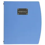 Securit Rio A4-Speisekarten-Mappe mit einem doppelseitigen Einleger, Blau