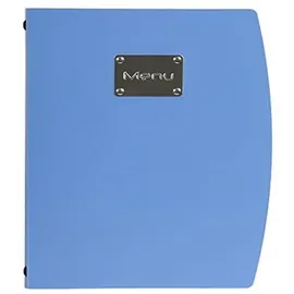 Securit Rio A4-Speisekarten-Mappe mit einem doppelseitigen Einleger, Blau
