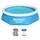 BESTWAY Fast Set Aufstellpool ⌀ 244 x 61 cm Blau inkl. Filterpumpe