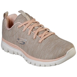 SKECHERS Graceful - Twisted Fortune natural/coral 40