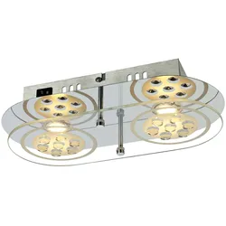 10 Watt COB-LED Deckenleuchte Chrom Wandlampe Beleuchtung Esszimmer  Gianna 740025-2
