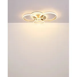 GLOBO LED-Deckenleuchte LORELEI champagnerfarben