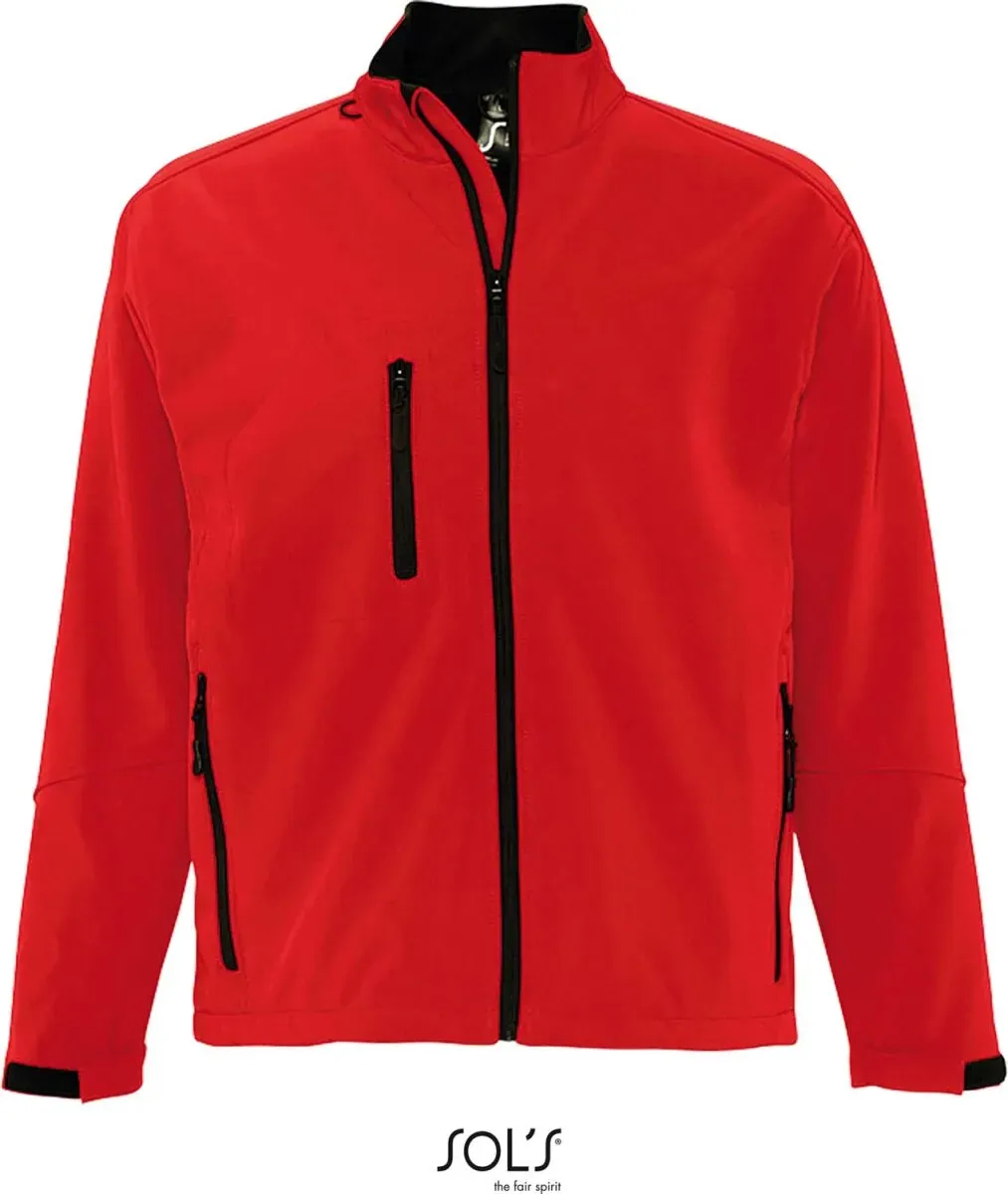 SOLS Herren 3-Lagen Softshell Jacke Softshell-Jacke 46600 pepper red M