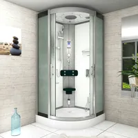 SeniorBad AcquaVapore Duschkabine Dusche D46-20M0 Komplettdusche Fertigdusche 100x100