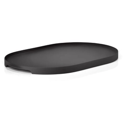 Zone Denmark - Singles Metall-Tablett oval, 35 x 23 cm, schwarz