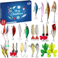 LuxusKollektion Adventskalender Weihnachtsferien Adventskalender 2024 Köder Set Deluxe Raubfisch