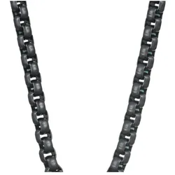 Edelstahlkette FIRETTI "Schmuck Geschenk, Venezianerkettengliederung, 2,5 mm breit" Gr. 50, schwarz, Halsketten, Damen, 50, Edelstahl, B: 2,5mm, B:2,5mm
