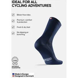 Danish Endurance Radsocken 3er Pack Schwarz 39-42