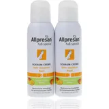 Allpresan Fuß Spezial Nr. 3 Schaum-Creme mit Mango Duft - Fußcreme für sehr trockene Haut - Zur täglichen Fußpflege sehr trockener Füße - 2x125 ml