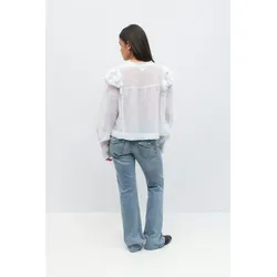 Gina Tricot - Chunky low flare jeans - low waist jeans - Blau - 146 - Mädchen - Blau - 146