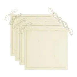 vidaXL Gartenstuhl 60,1 x 69,5 x 33,6 cm creme 3 St.