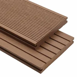 vidaXL Terrassendiele 14 x 220 cm braun