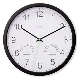 Hama Wanduhr 30 cm 00185885 schwarz